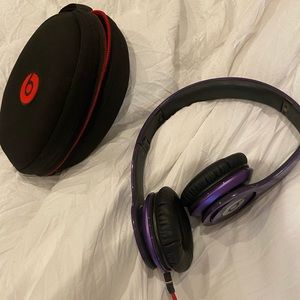 Purple Beat headphones by Dr. Dre